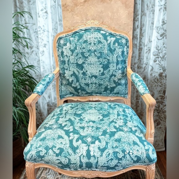 Lacefield Designs Contessa Seagrass Damask Green - Picture 1 of 9